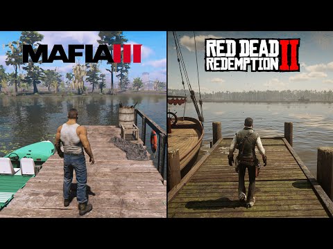 Mafia 3 vs Red Dead Redemption 2 - Physics and Details Comparison