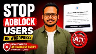 🚨New Powerful Anti Adblock Script for Website (2026)