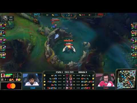 LoL: 1° Split do LoL 2020 PRG x INTZ (Yampi Lee Sin x Zuao Elise)