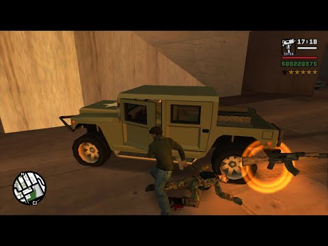 GTA San Andreas - Willowfield Shootout + Six Star Escape