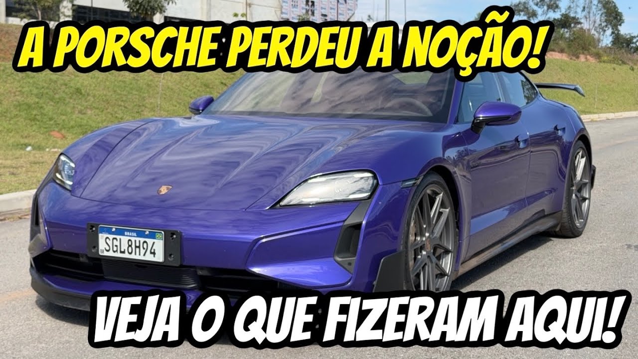 PORSCHE TAYCAN TURBO GT - O CARRO MAIS POTENTE DO BRASIL! INSANO!