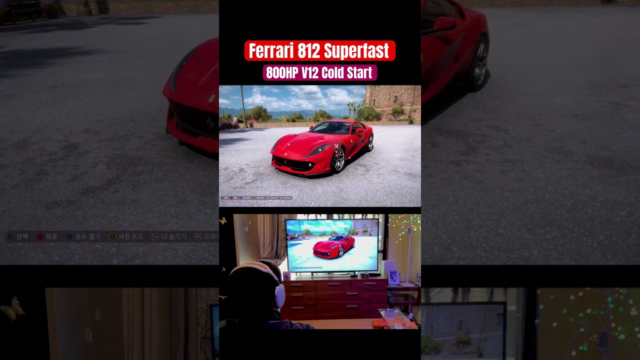 Ferrari 812 Superfast 6.5L Naturally Aspirated V12 800ps #forzahorizon #automobile #forzahorizon5