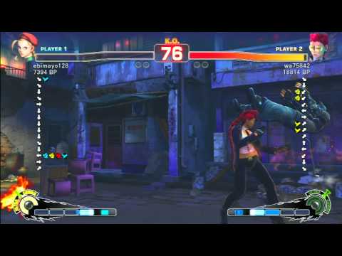 SSF4 Rank Match  ebimayo128 (CA)  vs  wa75842 (VI)