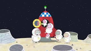 Peppa Pig Flys To Space And Lands On The Moon 🐷