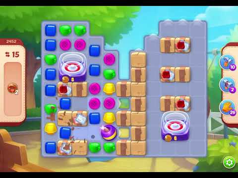 HomeScapes Level 2452 no boosters