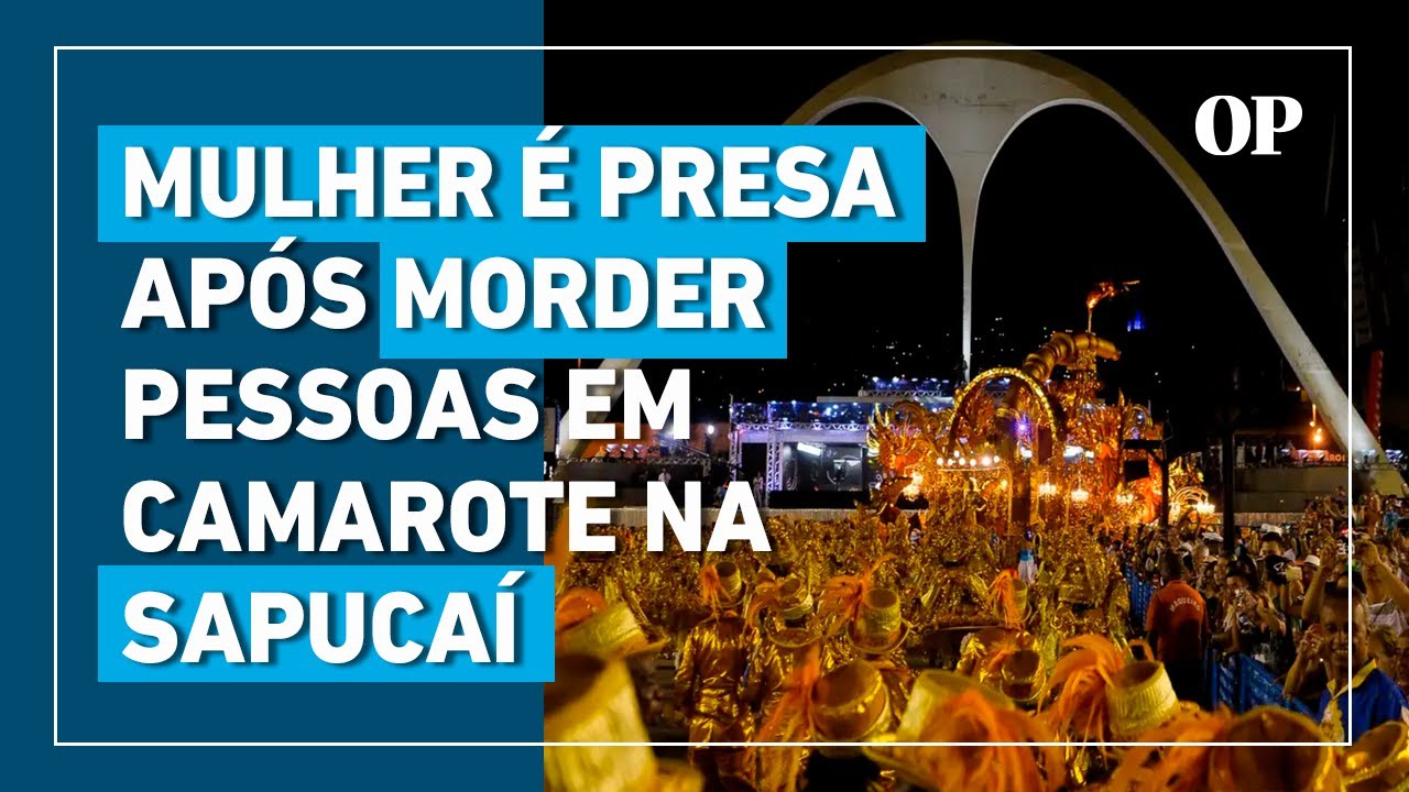 Mulher é presa após atacar pessoas com mordidas em camarote da Sapucaí no Rio de Janeiro