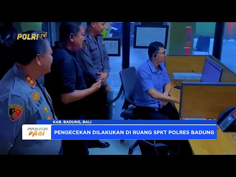 MABES POLRI CEK KESIAPAN HOTLINE 110 POLRES BADUNG