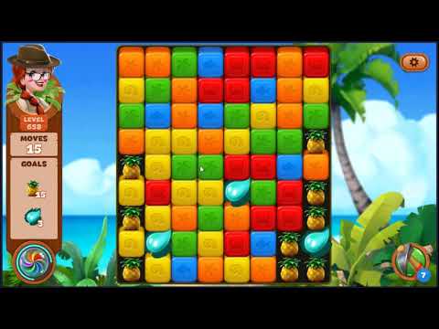 Lost Island Blast Adventure Level 658 - NO BOOSTERS 🏝️ | SKILLGAMING ✔️