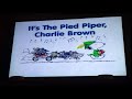 It S The Pied Piper Charlie Brown Trailer 2000