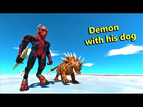 kozarog and hellhound vs every boss factions ARBS Animal Revolt Battle Simulator