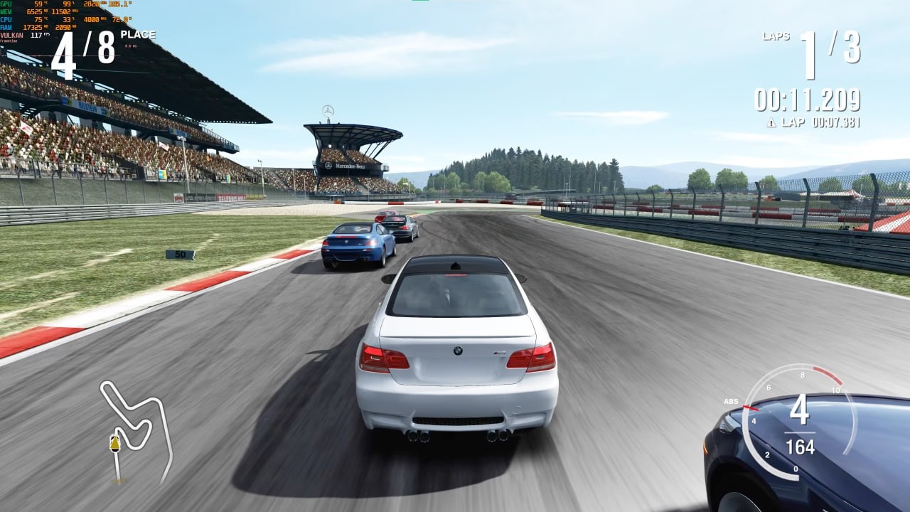 Nürburgring GP, BMW M3 E92, 2160p at 120 fps