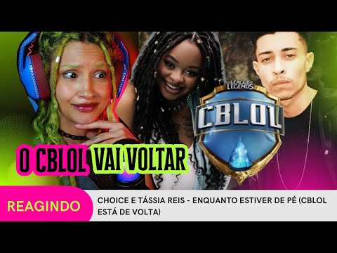 REAÇÃO: TASSIA REIS E CHOICE NA ABERTURA DO CBLOL - RAP E GAME