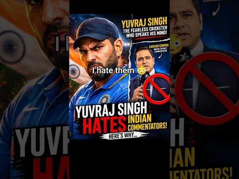Yuvraj Singh hates commentators 😳 #yuvrajsingh #aakashchopra #ipl #cricket #msdhoni #shorts #csk