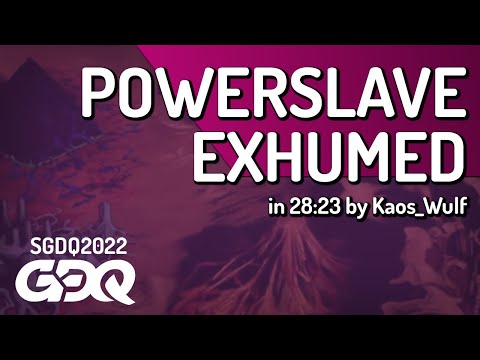 PowerSlave Exhumed by Kaos_Wulf in 28:23 - Summer Games Done Quick 2022