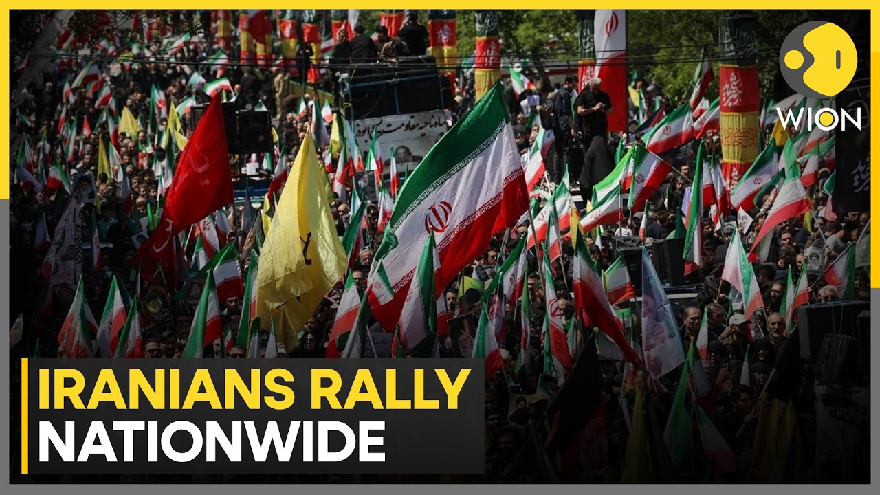 Iranians Gather in Tehran After Ceasefire to Mourn Ali Khamenei | WION News