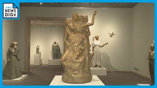 古川美術館 彫刻家の山本眞輔さんと洋画家の澄江さんの展覧会7月20日まで