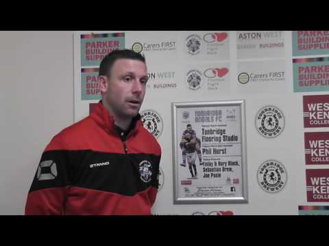 TONBRIDGE ANGELS VS FOLKESTONE INVICTA Post match interviews 26/12/2016