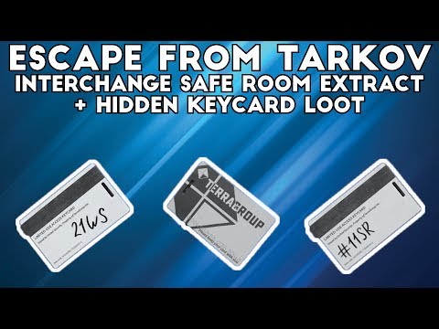 Interchange Safe Room Extract + Hidden Keycard Loot - Escape From Tarkov