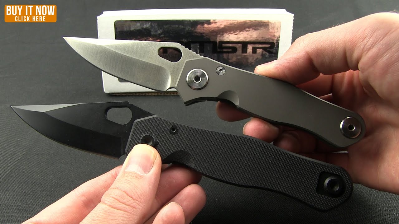 クオーターマス Quartermaster Mr. Roper Frame Lock Knife Black G-10 (3.375