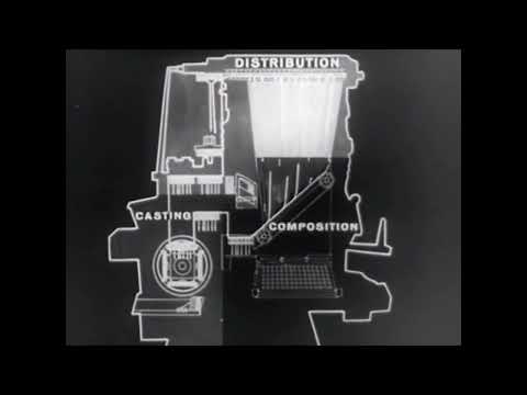 Linotype Typesetting ; 1960-s [high resolution]