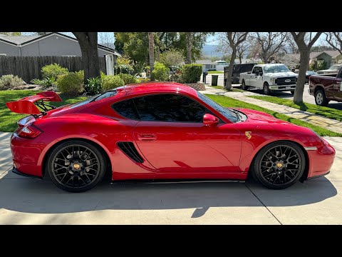 2008 Porsche 987 cayman guards red
