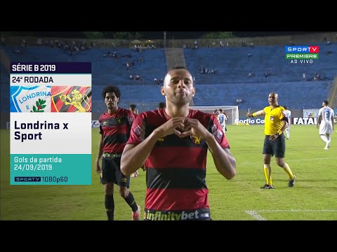 Gols de Londrina 1 x 2 Sport pela 24ª Rodada do Brasileirão Série B 2019