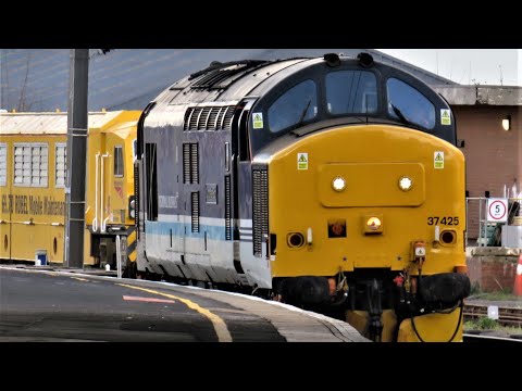 37425 ‘Concrete Bob’ Passes Darlington | 4Z25 Doncaster Robert Roads Shed to Motherwell TMD 01/04/22
