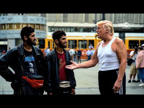 Strassen von Berlin Teil 1 - Ronald Pump & Manuela Stärkel am Alex?! (KI-Parodie)