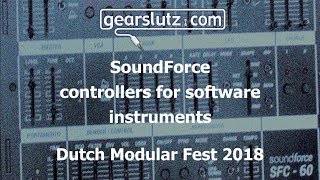 Video thumbnail for Soundforce controllers for virtual synths @ DMF 2018 by Gearspace Forum