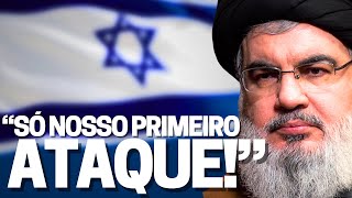 Hezbollah (Líbano) ataca Israel - “só o primeiro ato”! Israel em Estado de emergência! Gu3rra geral?