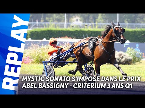 MYSTIC SONATO ENLÈVE LE PRIX ABEL BASSIGNY - CRITERIUM 3 ANS Q1 - GROUPE 2