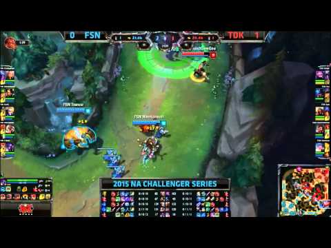 TDK vs FSN   NA Challenger Series Spring   W3D2   Team Dragon Knights vs Team Fusion VOD