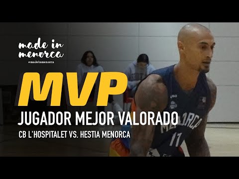 🔥 Edwin Jackson, MVP #madeinmenorca del CB L'Hospitalet 65-72 Hestia Menorca