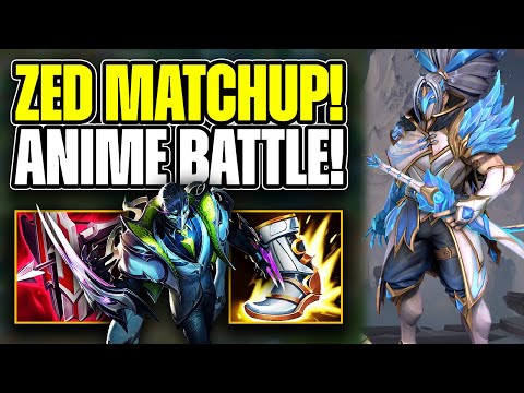 The Anime BATTLE?! Zed Vs Yasuo Matchup! - League of Legends