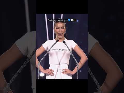 Engfa so proud of Nesa(nudee) ❤️✨ so happy for Nudee 😊🫶✨ #engfa #missuniverse #missgrandthailand
