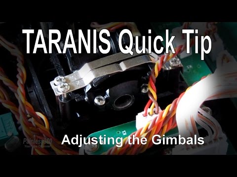 FrSky TARANIS Quick Tip - Adjusting the gimbals (throttle stick)