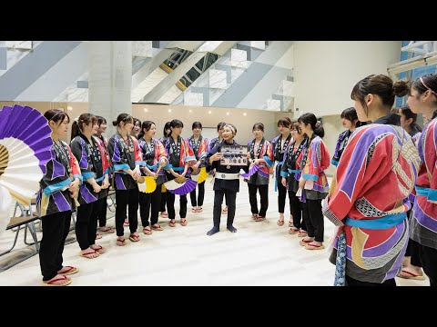 看護学科 5/30「ハネコ踊り保存会」代表の加藤晴美さんによる ハネコ踊り体験・交流会を行いました / 宮城大学「娘すずめ。」サークル