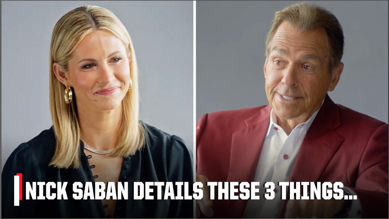 Nick Saban details the 3 THINGS that impacted him the most | ESPN College Football