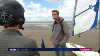 preview picture of video 'Reportage France 3 Pays de la Loire char à voile à Saint Brévin 2012'