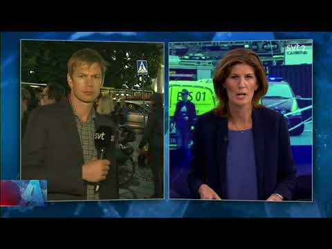 Turun terrori-isku Ruotsin TV-uutisissa 18.8.2017