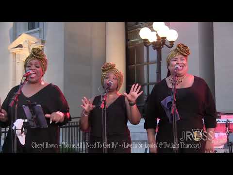 James Ross @ (Vocalist) Cheryl Brown - "You're All I Need To Get By" - www.Jross-tv.com (St. Louis)