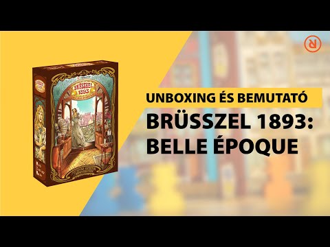 Brüsszel 1893: Belle Époque  Unboxing & Bemutató - reflexshop
