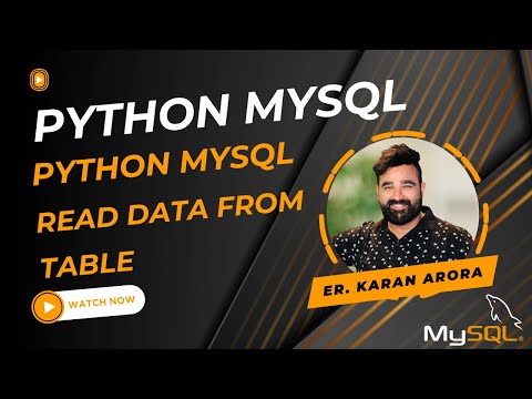 How To Read Data From Mysql Table Using Python Sql Select Statements To Retrieve Data In Python