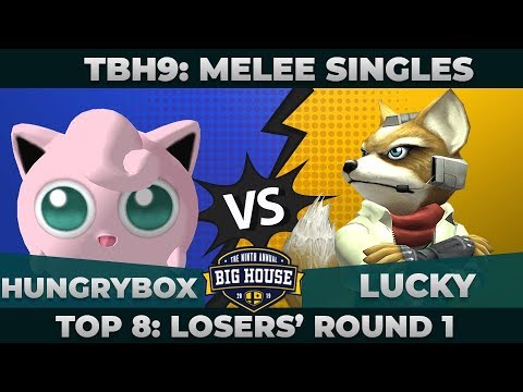 Hungrybox vs Lucky - Top 8 Losers' Round 1: Melee Singles - TBH9 | Puff vs Fox