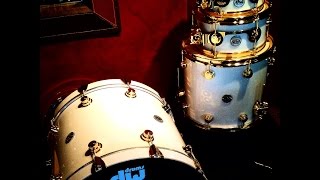 Video thumbnail for DW COLLECTOR WHITE GLASS - Soundcheck by julien nicolas (Professional drummer)