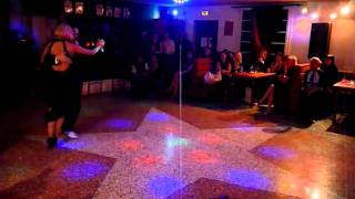 Virginia Uva y Cesar Agazzi- flor de montserrat_ milonga los amigos,(Passy)