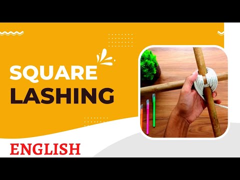 Amarrage carré | scouts et guides