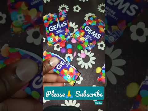 GEMS 🍡cadbury🍬asmr mini pack unpacking #asmr #unpacking #cadbury #gems