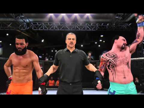 UFC 2 Career Mode pt4 - Fear the Beard?/TUF Finals! 1st UFC Fight