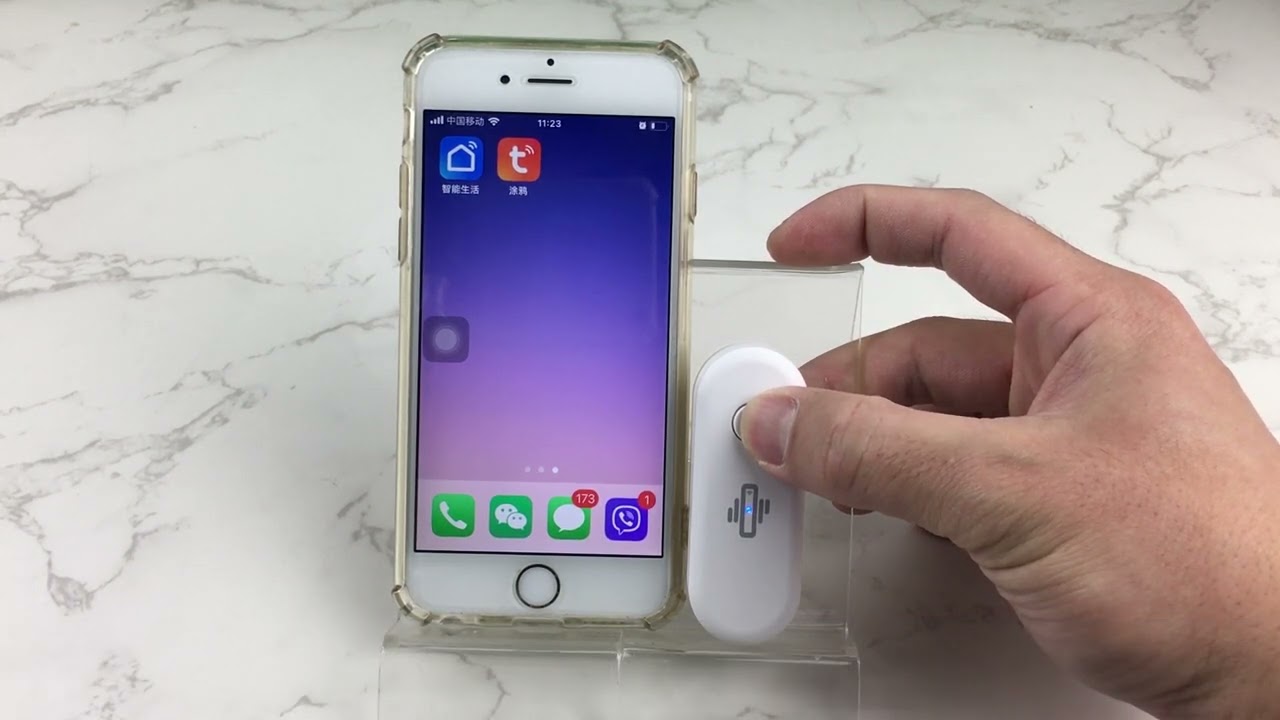 Tuya WiFi Vibration Sensor Alarm Real-Time Motion Shock Detection Smart Life APP Notification